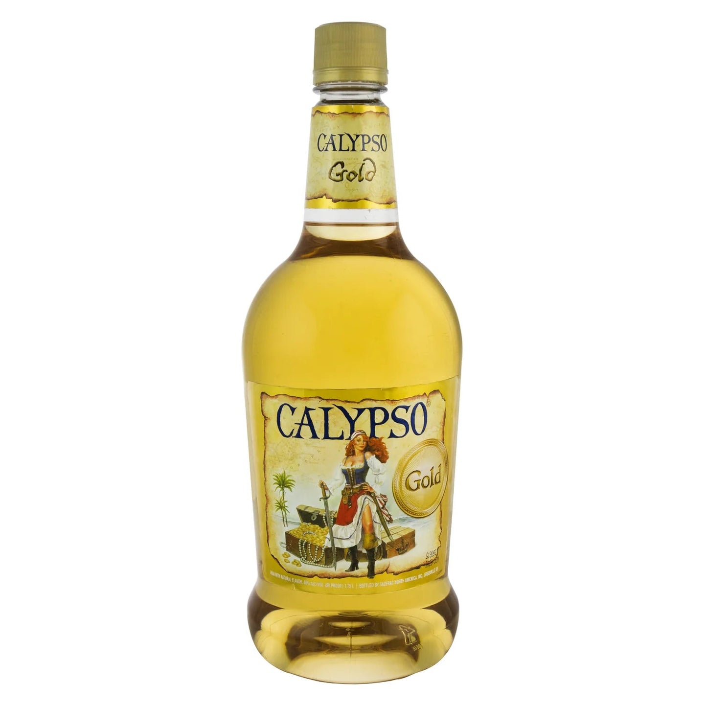Calypso Gold bottle on a white background