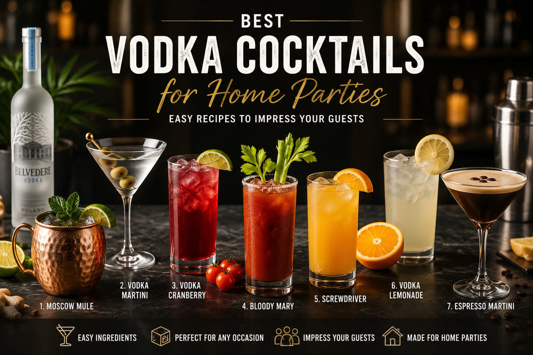 Best Vodka Cocktails for Home Parties