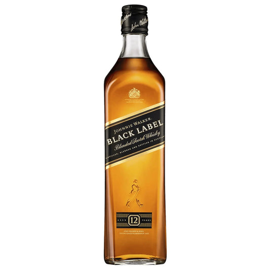 Johnnie Walker Black Label whiskey bottle 