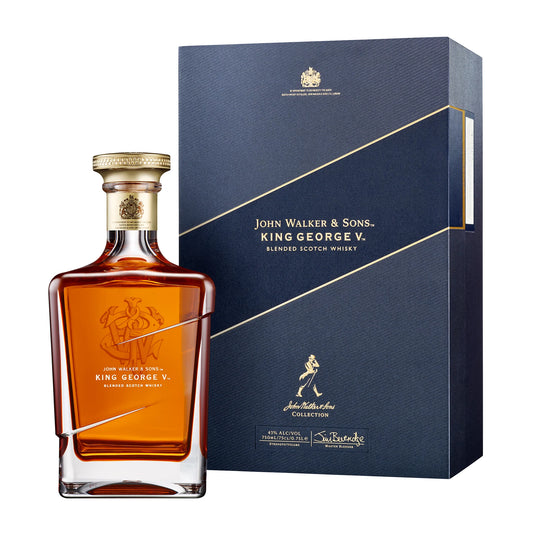 Johnnie Walker King George V whisky bottle