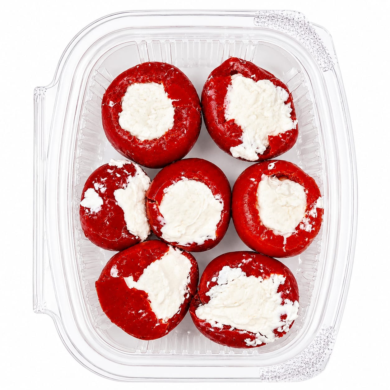 Red Peppers With Labneh