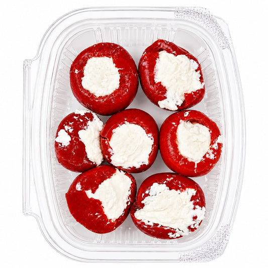 Red Peppers With Labneh